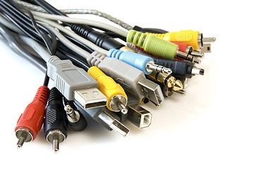 Image showing bunch of  cables