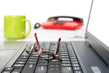 Image showing office desk