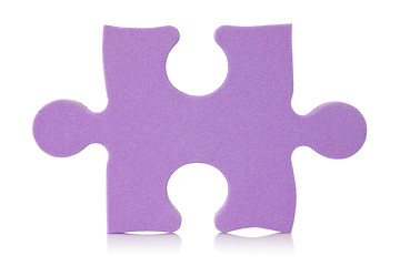 Image showing purple puzzle piece 
