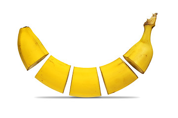 Image showing sliced banana