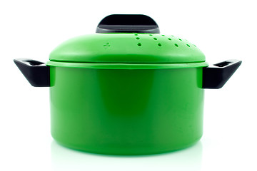 Image showing green cooking pot