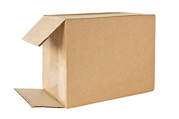 Image showing brown cardboard box 