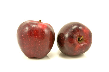 Image showing two red apples