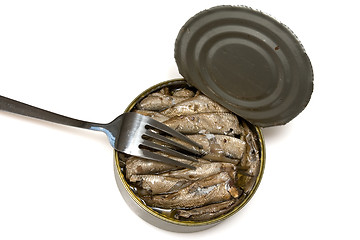 Image showing fish in oil