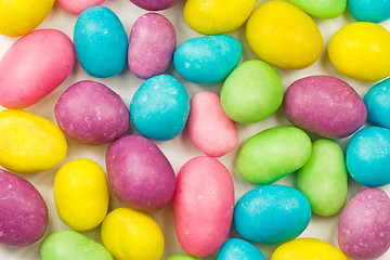Image showing  colorful candy coated chocolate sweets