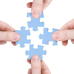 Image showing teamwork and partnership  concept