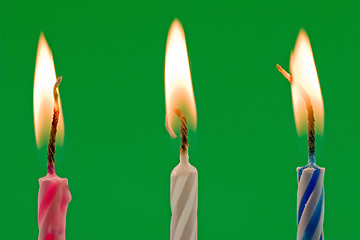 Image showing birthday candles