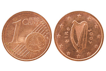 Image showing One eurocent coin 