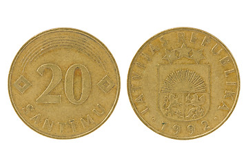 Image showing Latvian currency