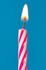 Image showing happy birthday candle