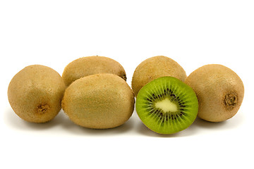 Image showing fresh kiwi fruits 