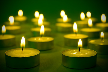 Image showing warm burning candles