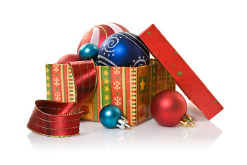 Image showing box with christmas stuff