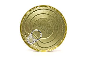 Image showing gold metal tin