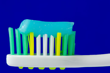 Image showing   toothbrush with toothpaste