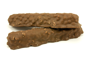 Image showing Two chocolate bars