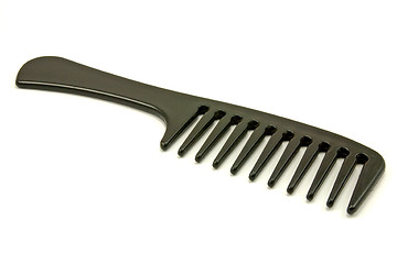 Image showing black plastic comb