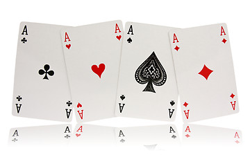 Image showing four aces 