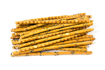 Image showing pretzels with poppy seeds 
