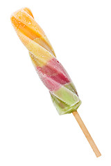 Image showing fruity ice cream pop 