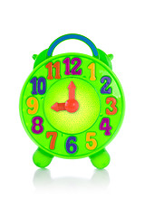 Image showing colorful toy clock