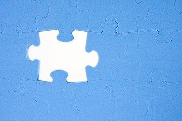 Image showing blue puzzle