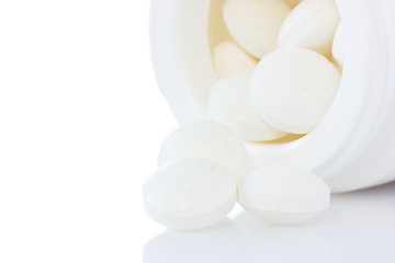 Image showing  tablets over a white background