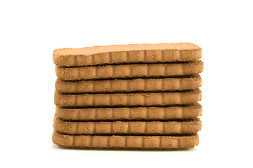 Image showing  brown biscuits