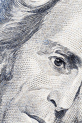 Image showing  Andrew Jackson's twenty dollars portrait