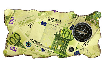 Image showing Euro crisis concept