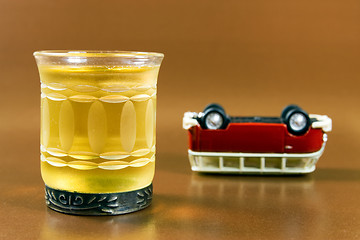 Image showing drink and drive concept