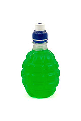 Image showing bottle of green drink