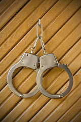 Image showing metal handcuffs