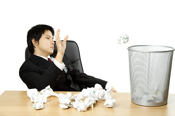 Image showing Stressed businessman