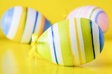 Image showing close-up of a easter eggs