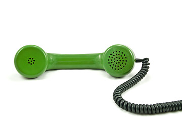 Image showing old telephone receiver
