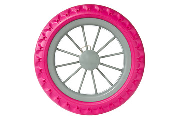 Image showing child's bicycle wheel