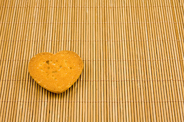 Image showing heart shaped cookie