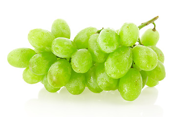 Image showing Fresh green grapes