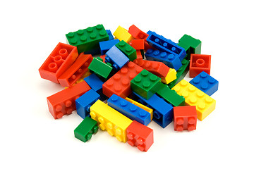 Image showing colorful plastic blocks