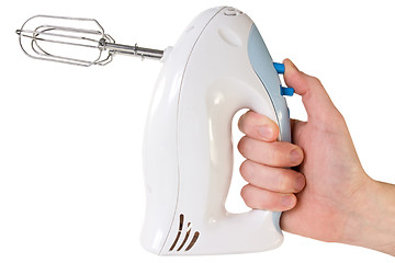 Image showing hand with a mixer