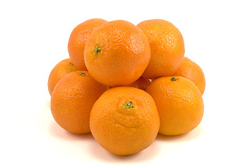 Image showing pile of fresh tangerines