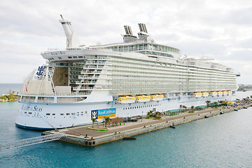 Image showing NASSAU, BAHAMAS-FEB 4 Royal Caribbean, Allure of the Seas, docke