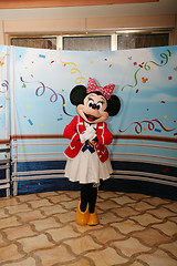 Image showing ORLANDO - FEB 3:  Minnie Mouse appears for the departing of the 