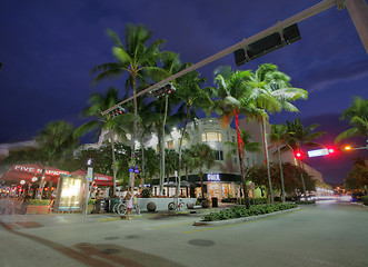 Image showing MIAMI, FL - JAN 31: Lincoln Road, pedestrian road running east-w