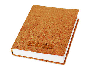Image showing diary book isolate on white background 