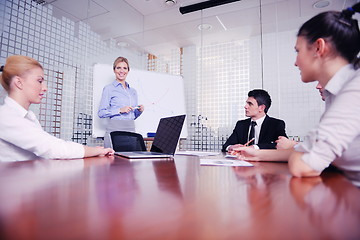 Image showing business people in a meeting at office