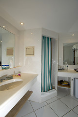 Image showing resort luxury bathroom