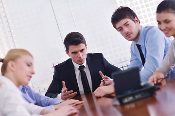 Image showing business people in a meeting at office