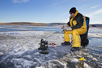 Image showing Ice Fishing